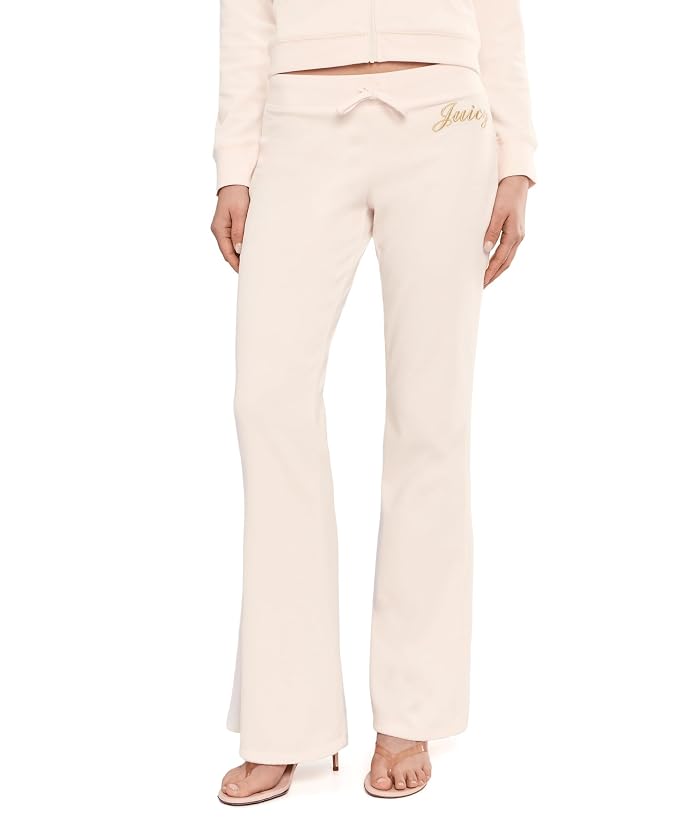 Juicy Couture Heritage Low Rise Track Pants With Contrast Rib
