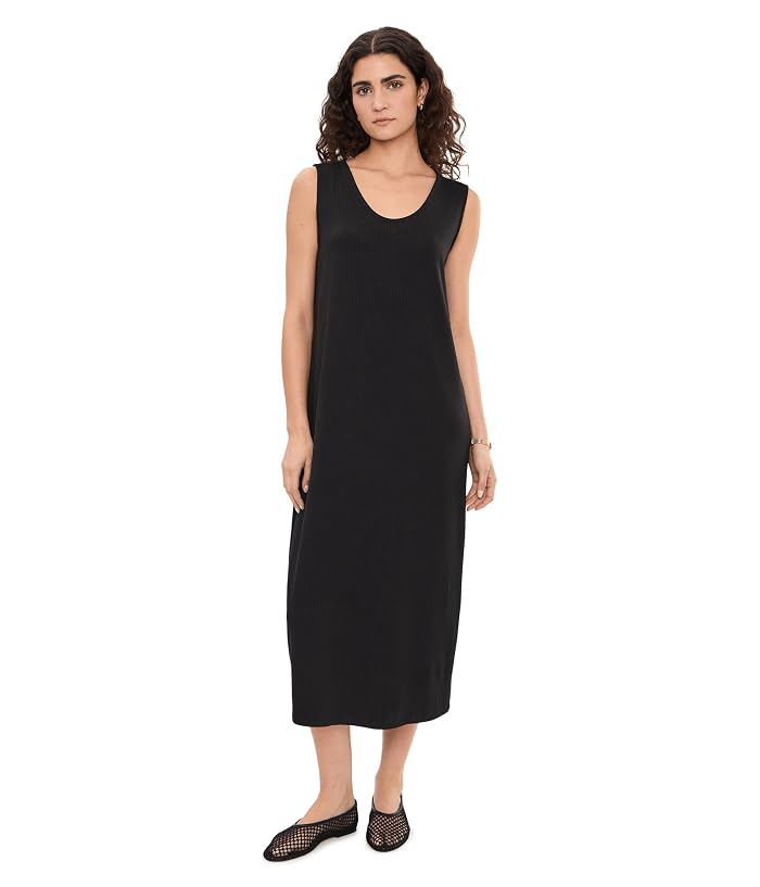 Eileen Fisher V-Neck Full Length Oval Dress