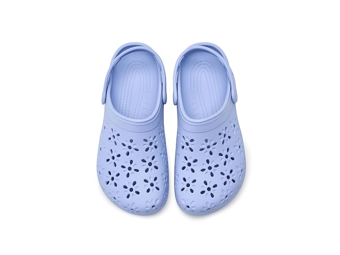 Crocs Classic Clogs with Floral Cut Out Design - Image 2