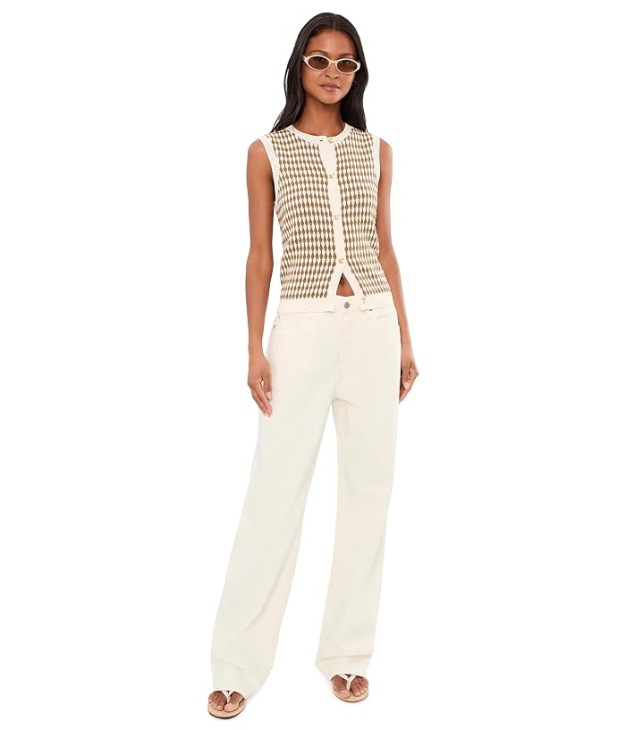AG Jeans Billie Relaxed Straight in Powder - Image 2