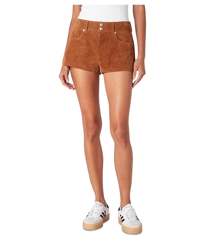 Blank NYC Fortune Cookie Suede Shorts
