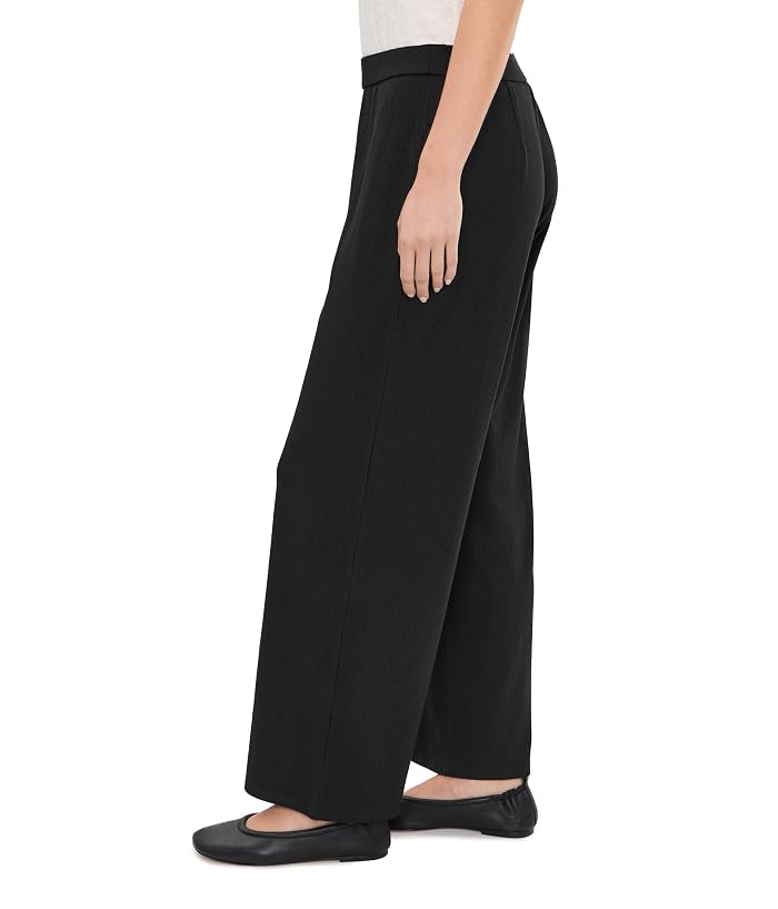 Eileen Fisher Ribbed Knit Wide Pants - Image 3