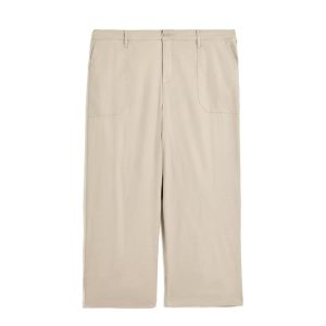 NYDJ Plus Wide Leg Cropped Cargo