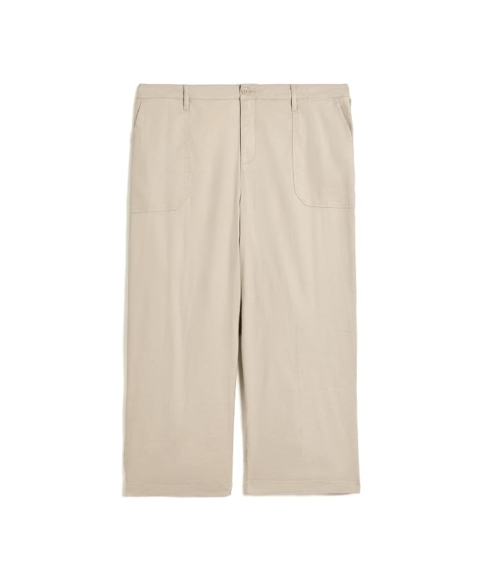 NYDJ Plus Wide Leg Cropped Cargo