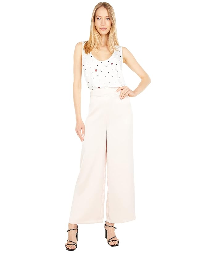 Badgley Mischka Wide Leg Cropped Pants - Image 4