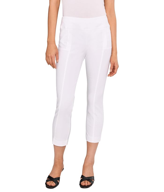 Elliott Lauren Control Stretch Crop Pants with Vertical Faux Pocket Detail