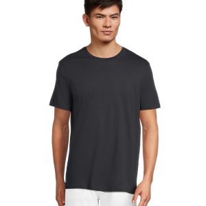 Armani Exchange Crew Neck Tee with Small Logo Patch