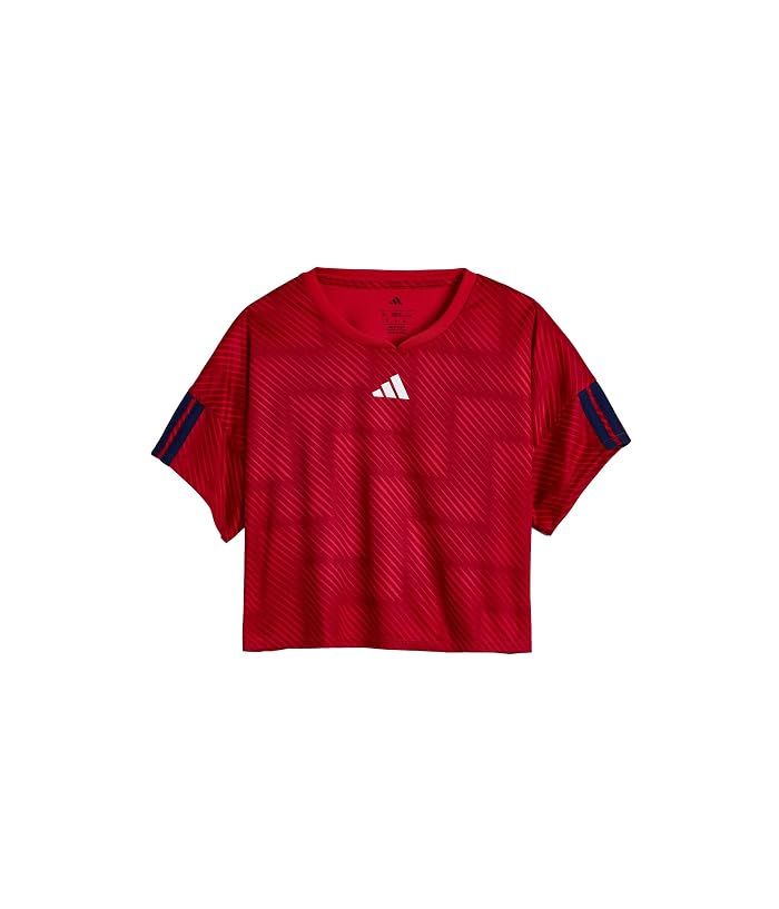 adidas Kids Aop World Soccer Top (Big Kid)