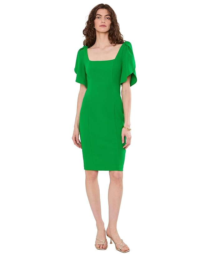 Adrianna Papell Tulip Sleeve Midi Dress - Image 2