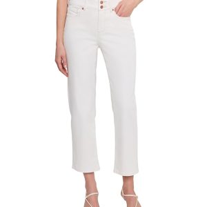 NYDJ Petite Bailey Relaxed Straight Crop Jeans