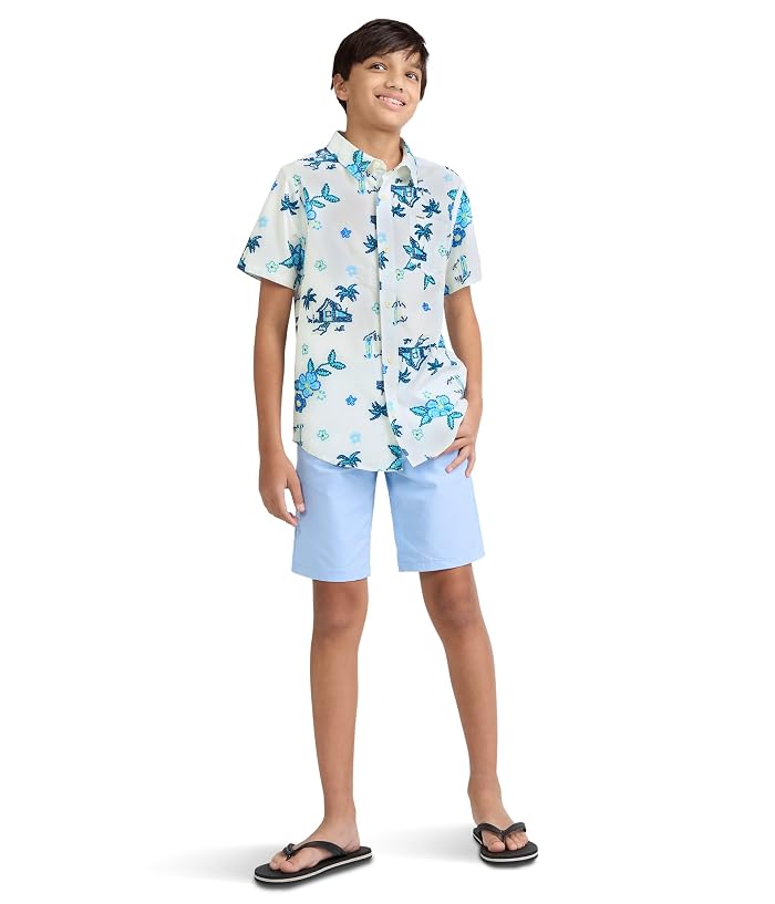 Hurley Kids Printed Button-Down Shirt (Big Kid) - Image 2