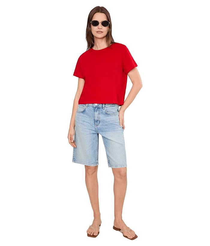 AG Jeans Thalia Wide Leg Bermuda Shorts in Highway 29 - Image 2