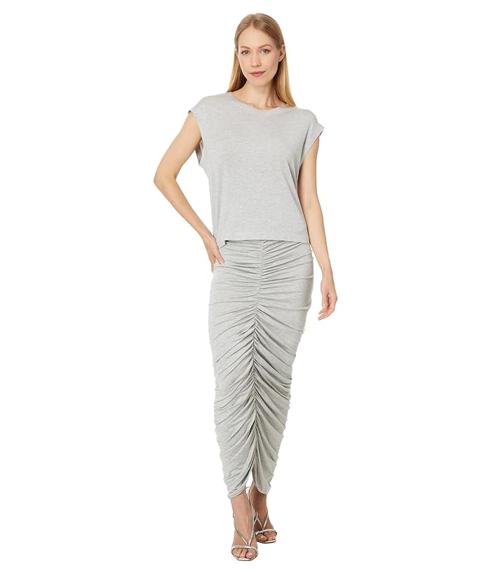 Norma Kamali Sleeveless Boyfriend Cropped Crewneck Top - Image 4