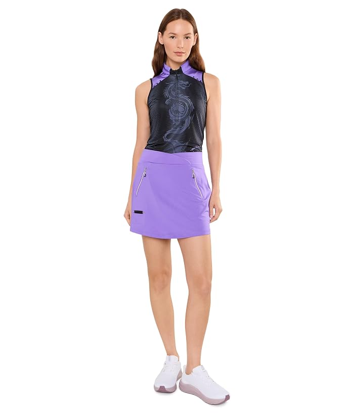 Jamie Sadock Dragon Graphic Sleeveless Golf Top - Image 2