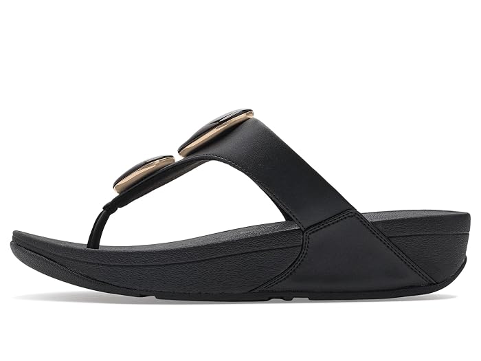 FitFlop Lulu Marbled-Stone Toe-Post Sandals - Image 4
