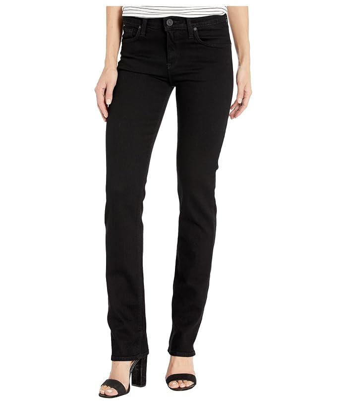 Hudson Jeans Nico Mid-Rise Straight in Black