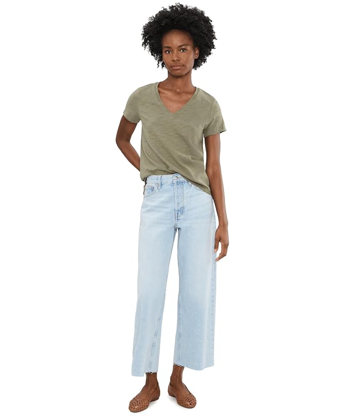 Lilla P Short Sleeve Back Seam V-Neck - Image 2