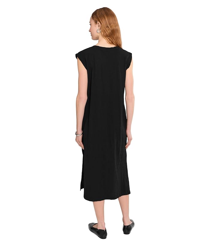 Mod-o-doc Cap Sleeve Column Dress with Side Slits - Image 4