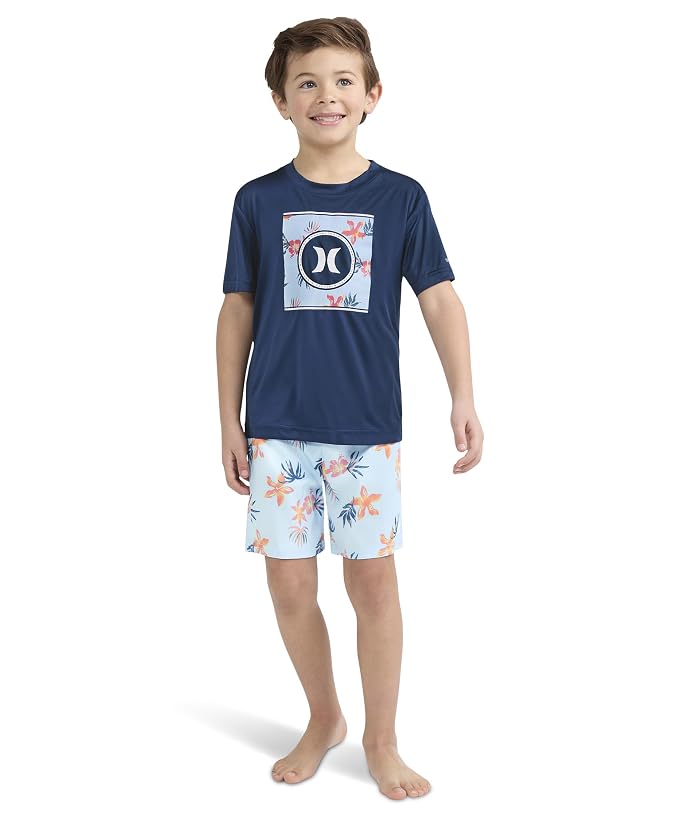Hurley Kids Tropical Floral Swim Set (Little Kid)