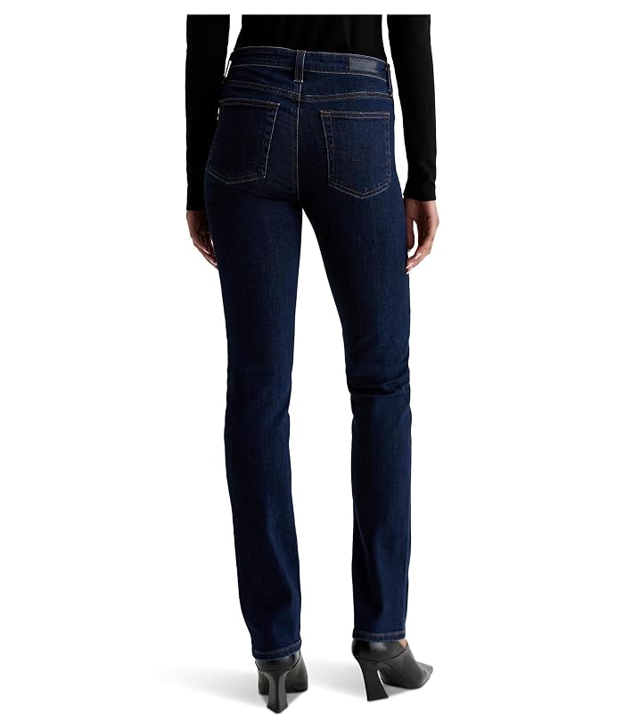 AG Jeans Mari Mid Rise Straight Extended In Modern Indigo - Image 2