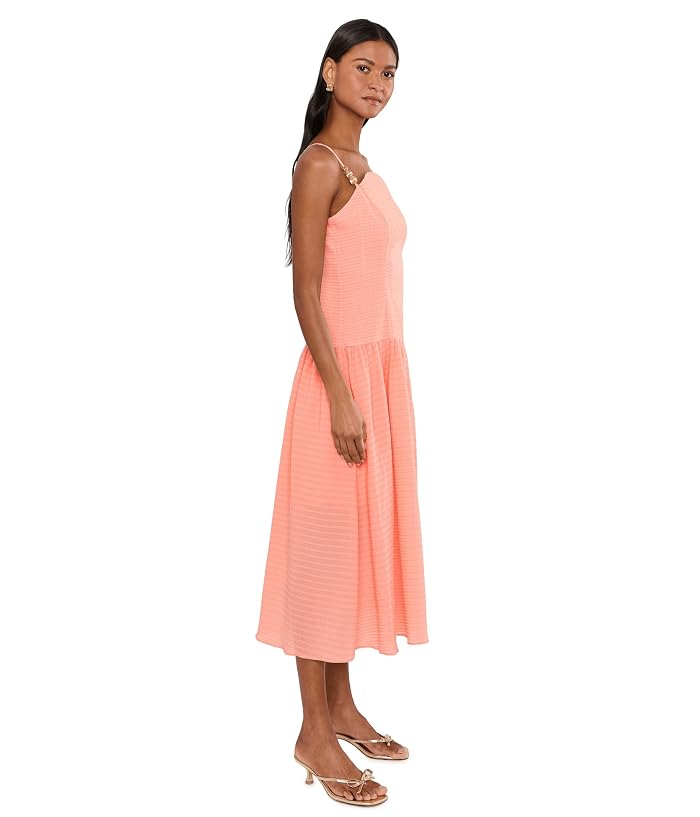 Adrianna Papell Seersucker Midi Dress - Image 3