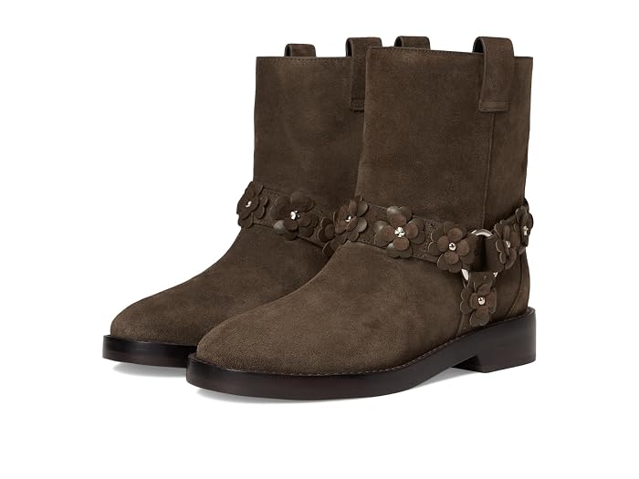 Kate Spade New York Spade Flower Garden Suede Moto Boots