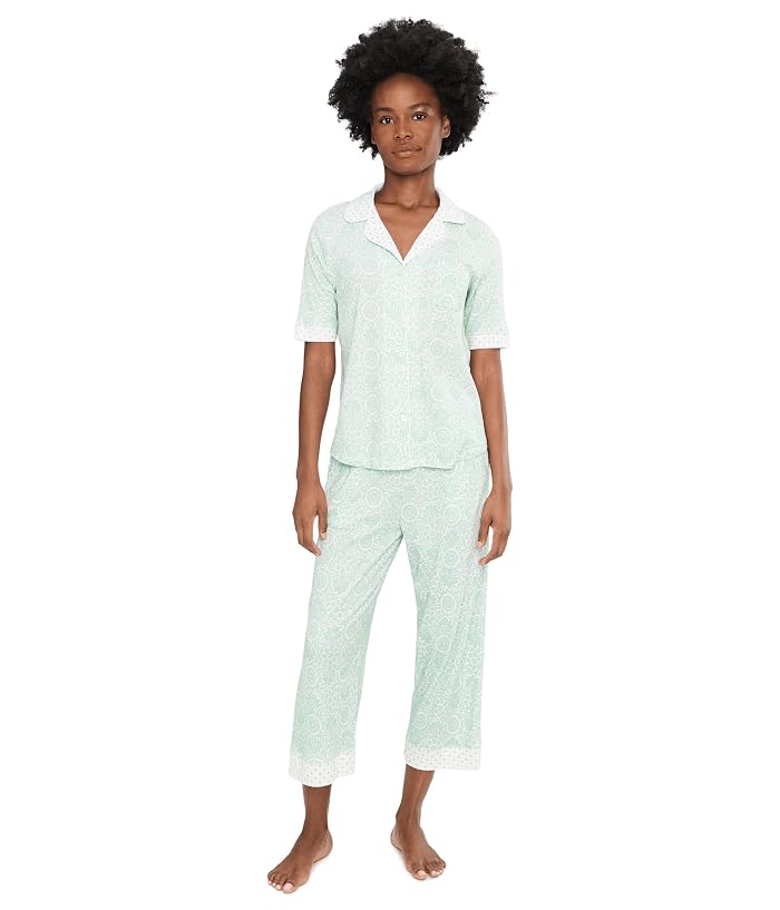 Karen Neuburger Elbow Sleeve Capri Pajama Set