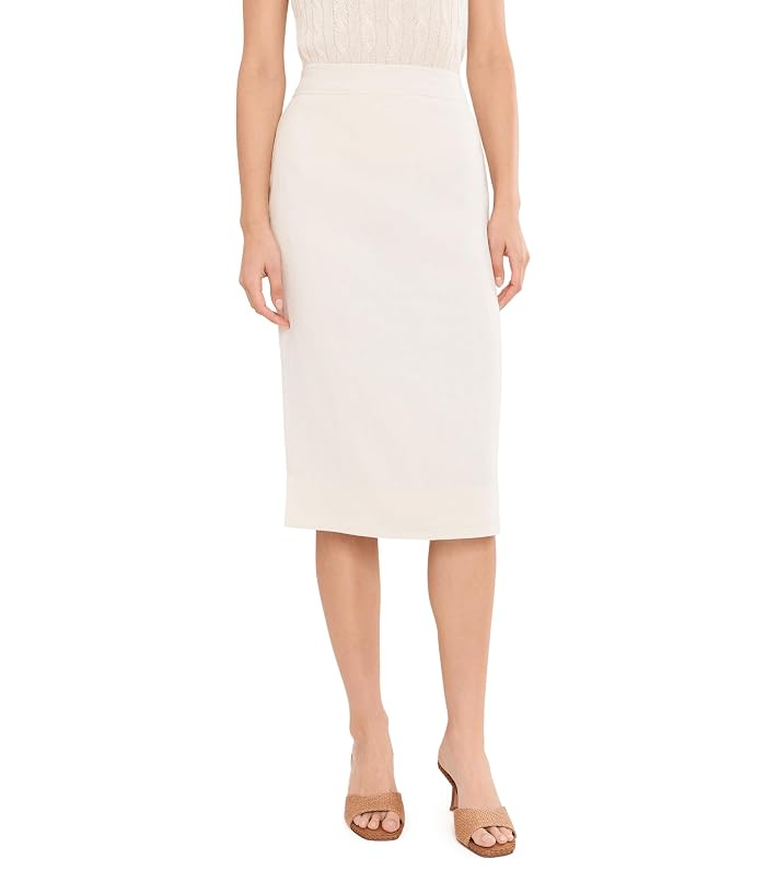 Lauren Ralph Lauren Linen Midi Pencil Skirt