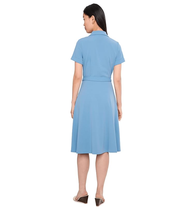 Calvin Klein Short Sleeve Self Tie Jacket Dress - Image 4