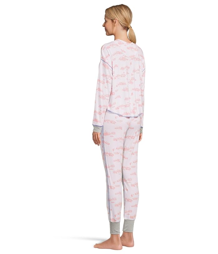 HONEYDEW Back in Bed Long Henley Set - Image 3