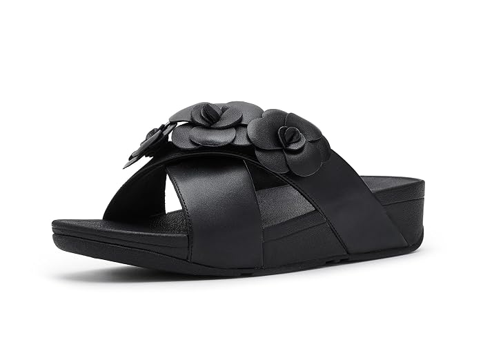 FitFlop Lulu Flower Cross Slides