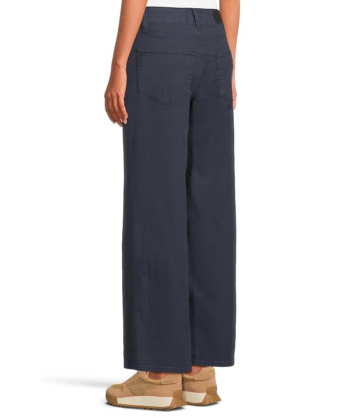 Paige Ari With Waistband Tie And Stitch Thru Pockets in Vintage Navy Seascape - Image 3