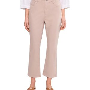 Eileen Fisher Garment Dyed Cotton Stretch Denim Ankle Kick Jeans