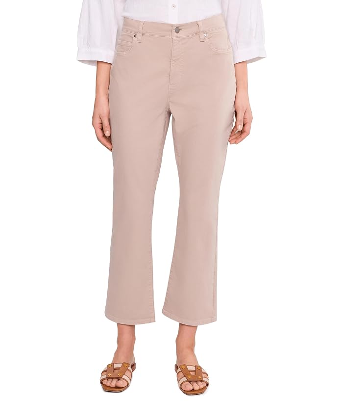 Eileen Fisher Garment Dyed Cotton Stretch Denim Ankle Kick Jeans
