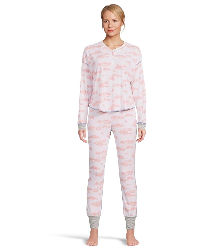 HONEYDEW Back in Bed Long Henley Set