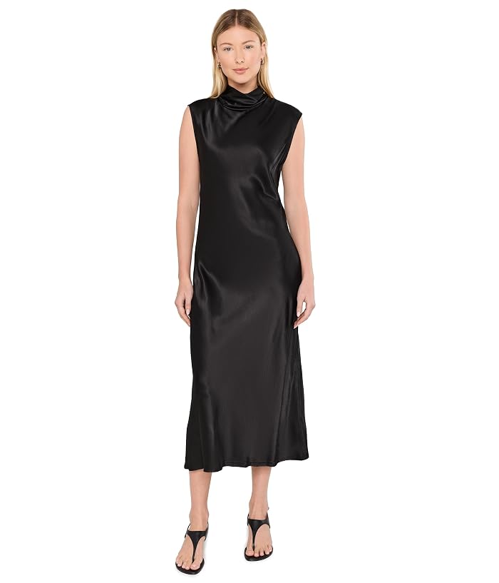 Michael Stars Astra Bias Mock Neck Dress
