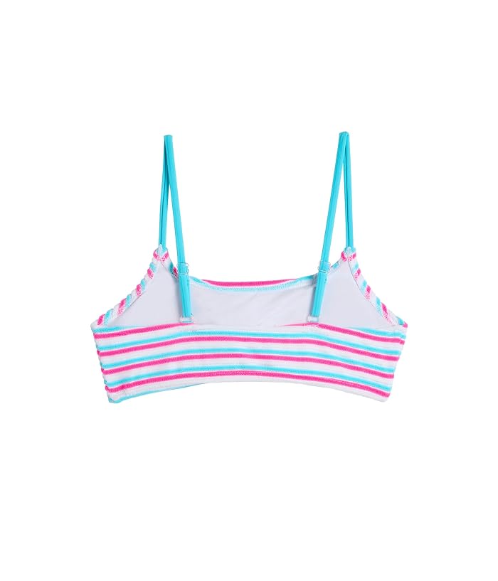 Snapper Rock Kids Sorbet Stripe Teen Crop Bikini (Big Kid) - Image 2
