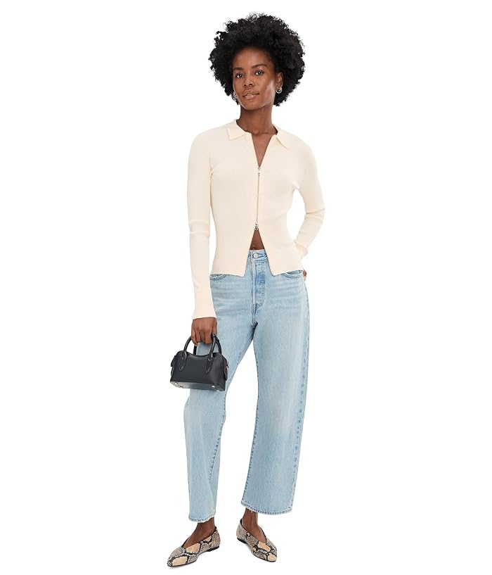Sanctuary Only Yours Ribbed Zip Sweater - Image 2