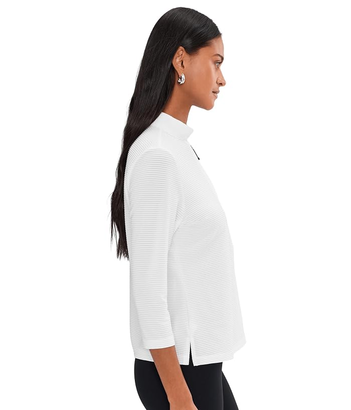 Jamie Sadock Long Sleeve Pullover Top Quarter Zip - Image 3