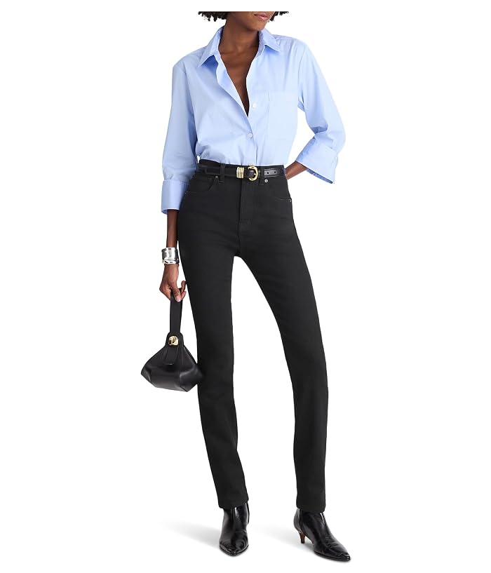 Madewell New Pencil In Black Frost - Image 4
