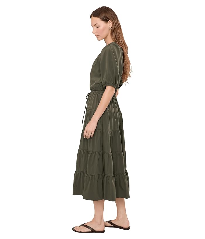 Calvin Klein Puff Sleeve Commuter Tiered Midi - Image 3