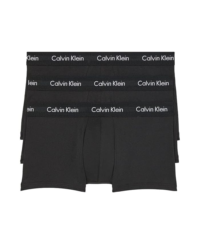 Calvin Klein Underwear Cotton Stretch Low Rise Trunks 3-Pack