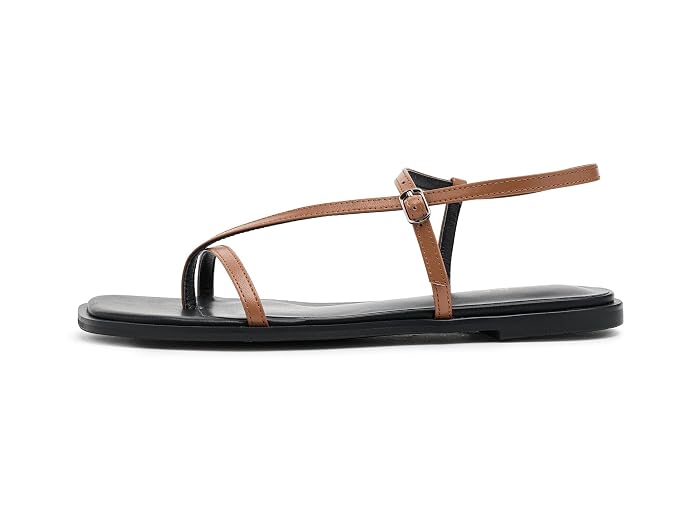 Amie Rafa Maxy Flat Leather Sandals - Image 3