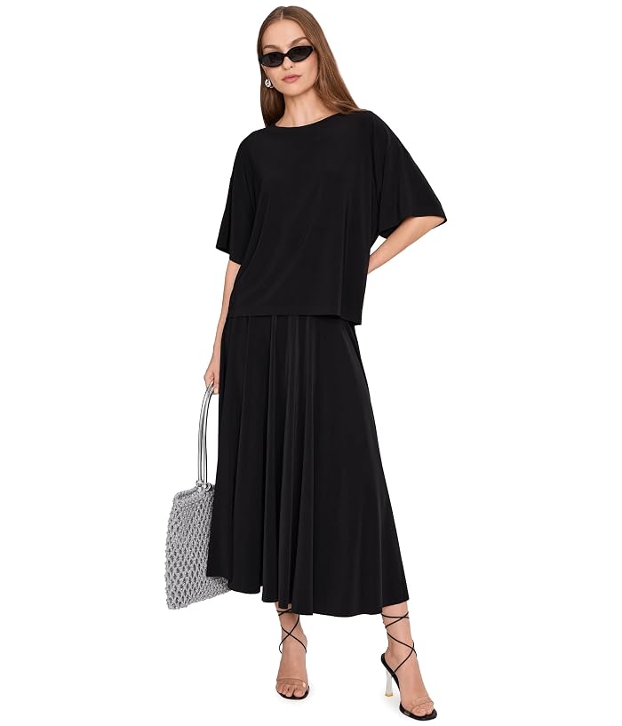 Norma Kamali Short Sleeve Boxy Top - Image 2