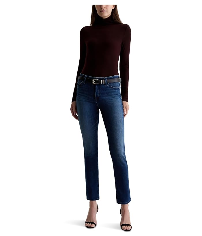 AG Jeans Mari Mid Rise Slim Straight Jean In Epilogue - Image 4