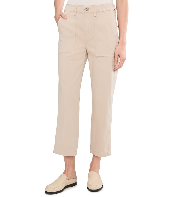 Liverpool Los Angeles 26" High-Rise Utility Crop Straight Leg Pants with Side Waistband Tabs