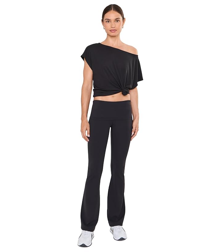 Spiritual Gangster Euphorialift Foldover Flare Leggings - Image 2