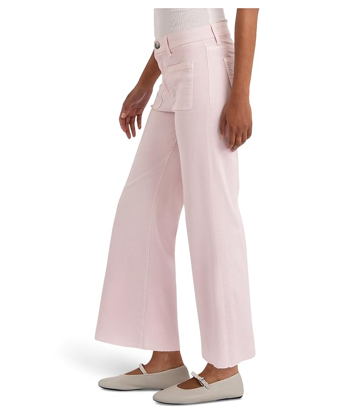 KUT from the Kloth Meg High-Rise Wide Leg Raw Hem - Image 2