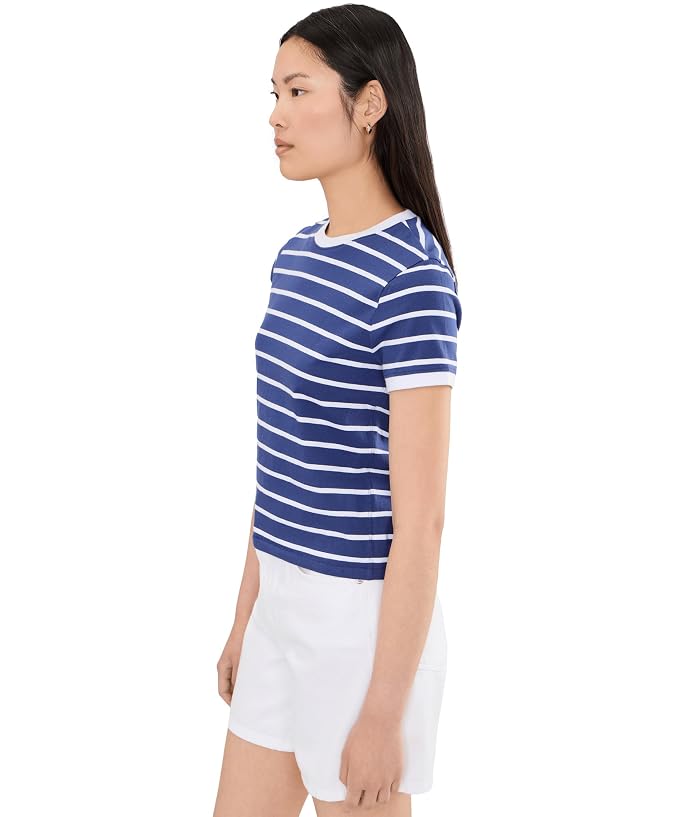 Madewell Baby Tee Perfect Crew Neck in Stripe - Image 3