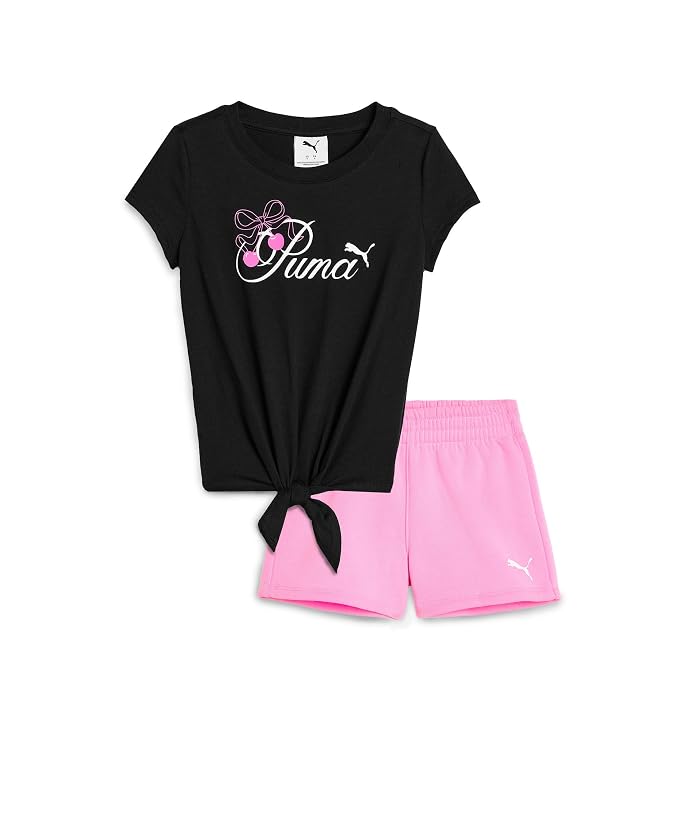 PUMA Kids T-Shirt & Fleece Shorts Set (Little Kid)